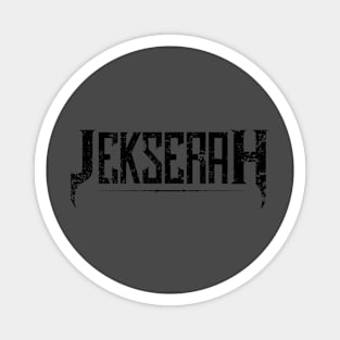 Worn Black Jekserah Magnet